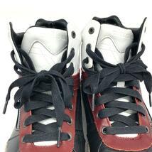 ◆DIESEL ディーゼル スニーカー 26.5cm◆ ブラック レザー メンズ 靴 シューズ sneakers_画像6