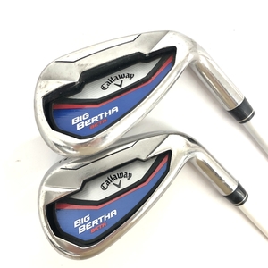 ◆Callaway キャロウェイ BIG BERTHA BETA アイアン ◆2本セット 9.P ホワイト FLEX ： SR メンズ ゴルフ用品 スポーツ