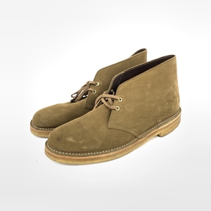 ◆Clarks クラークス ブーツ 8◆ ブラウン メンズ 靴 シューズ boots ワークブーツ