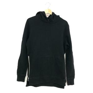 ◆John Elliott ジョンエリオット サイドジッププルオーバー パーカー 2◆ ブラック メンズ トップス HOODED VILLAIN