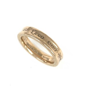 ◆TIFFANY&Co. ティファニー ルベドメタル 1837 ローリング リング ◆ ゴールドカラー レディース 指輪 ring jewelry ジュエリー
