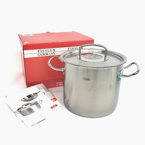 ◆Fissler フィスラー プロフィコレクション 両手鍋 20㎝ 5.2ｌ◆ シルバーカラー 調理器具