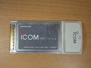 △A/352●アイコム ICOM☆無線LANカード IEEE802.11a/b/g対応☆SL-5100☆動作不明☆ジャンク