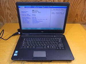 □Cb/208☆NEC☆15.6型ノートパソコン☆VY-25AA-A☆PC-VY25AAZRA☆Core2Duo 2.53GHz☆メモリ2GB☆HDD/OSなし☆ジャンク