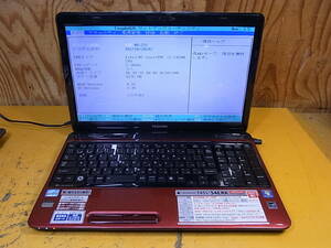 □Cb/214☆東芝 TOSHIBA☆15.6型ノートパソコン☆dynabook T451/34ERK☆Core i5-2450M 2.50GHz☆メモリ8GB☆HDD/OSなし☆ジャンク