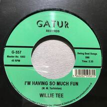 Willie Tee / First Taste Of Hurt 再発盤7インチ_画像2