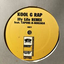 Kool G Rap / My Life Remix USオリジナルプロモ盤 Promo Only!_画像3