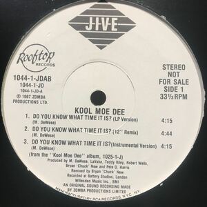 Kool Moe Dee / Do You Know What Time It Is? USオリジナルプロモ盤