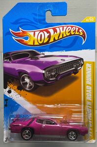 ホットウィール ‘71 PLYMOUTH ROAD RUNNER プリムス ロードランナー 紫