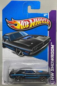 ホットウィール ‘71 DODGE CHALLENGER ダッジ チャレンジャー 黒青