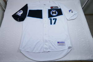 美品 NOMOベースボールクラブ　ユニフォーム　サイズO-8(大きい) 日本野球連盟　社会人野球　(検 野茂英雄　ラッセル・アスレティック