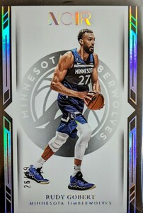 【初売！1円スタート】2022-23 Panini Noir - Rudy Gobert Icon Edition 49シリアル / Timberwolves