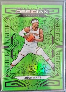 【1円スタート】2022-23 Panini Obsidian - Josh Hart Electric Etch Green Flood 25シリアル / Knicks