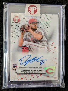 【初売！1円スタート】2023 Topps Pristine - Graham Ashcraft Rookie Auto Refractor - Cincinnati Reds 直筆サイン