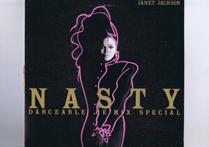 盤質新品同様 国内盤 12inch Janet Jackson / Nasty / ジャネット・ジャクソン ナスティ インサート付き 見本盤 C18Y3100