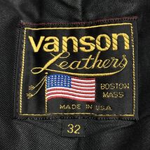 VANSONバンソン☆USA製レザーパンツ３２☆本革ブラック黒メンズライディングパンツバイカー革パンツアメリカ製ライダースパンツロック_画像6