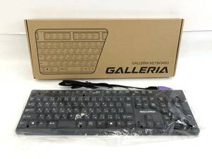 SH240112-01K/ ほぼ未使用 GALLERIA ガレリア GK-6260 ゲーミングキーボード キーボード