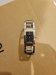 CK Calvin Klein シーケーカルバンクライン 腕時計 CK ロゴ バングル K04211 WATER RESISTANT 30H/100FT シルバー