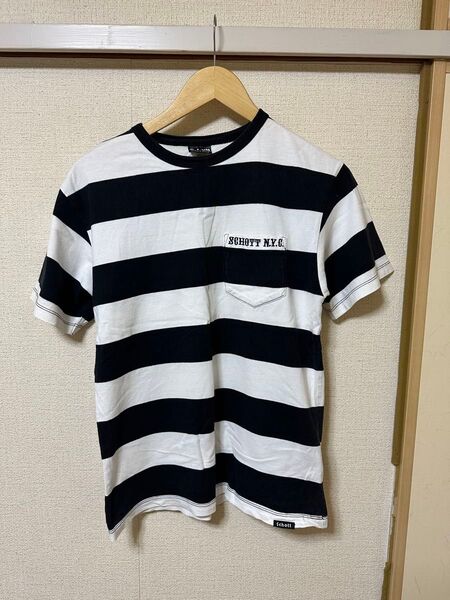 Schott N.Y.C ボーダーTシャツ