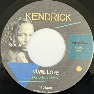 Kero One - Kendrick Lamar Remixes 7inch アナログ レコード 新品