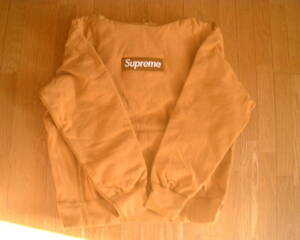 Supreme 21aw 21fw box logo hooded sweatshirt Light Mustard M