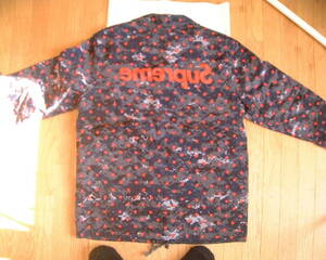 Supreme 13ss COMME des GARCONS SHIRT Dot Camo Mirror Logo Coaches Jacket M