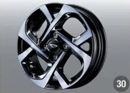  Tanto / Tanto Custom /LA650S/LA660S latter term : original aluminium wheel set (14 -inch * Cross 4ps.@)( color selection )