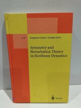 【除籍本】Symmetry and Perturbation Theory in Nonlinear Dynamics 非線形力学における対称性と摂動論 洋書/英語/物理学【ac02g】_画像1