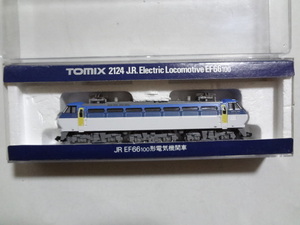 美品★TOMIX 2124 JR EF66 100形 電気機関車 ライト点灯・走行動作確認済み トミックス Nゲージ 鉄道模型 送料350円