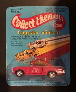 韓国製　キングスター　king star メルセデスベンツ450SLC 1/64 ホットウィールではありません！