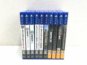 ▲二宮店▲【現状品】1-124 PS4 プレステ4 ソフト ドラクエ/ウィニングイレブン/マイクラ/他 10本 まとめ売り