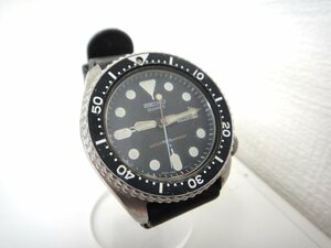 桐生店【現状品】1-132 セイコー SEIKO 7548-7000 ダイバー時計 竜頭操作可