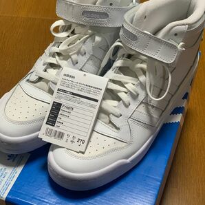 新品未使用☆ 正規品　FORUM MID アディダス フォーラム ミッド FTWR WHITE