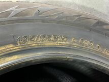 (PW5H061) 195/65R15 91Q BRIDGESTONE BLIZZAK VRX2 2018年 1本 スタッドレスタイヤ 送料無料_画像5