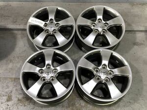 (W5H014)16x6.5JJ TOYOTA純正 オフセット50 5穴 PCD114.3 ハブ60