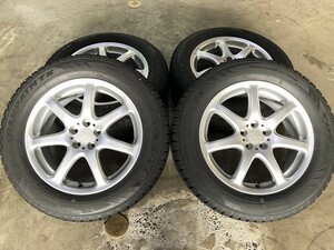 (WW5G021)SAA 17x7J 5穴 100 + TOYO WINTER TRANPATH TX 225/60R17 99Q 2020年 スタッドレス 冬タイヤ 送料無料