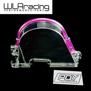 JLY070#WLR レーシング クリア カムギア タイミングベルト カバー ターボカムプーリーホンダシビック 96-00 D15 D16 WLR6337