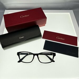 Cartier カルティエ メガネ フレーム アイウェア 眼鏡 CT0457OJ 001 M 度なし[224720