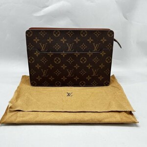 Louis Vuitton ルイヴィトン モノグラム ポシェットオム M51795 クラッチバック セカンドバック ポケット内難あり[327760