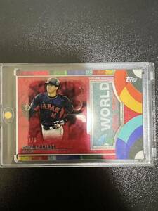 topps world baseball classic 2023 大谷翔平 topps WBC BASE RELIC CARD 1/5