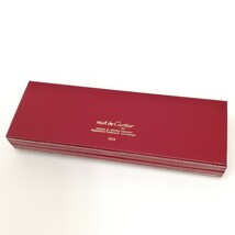 217 Cartier カルティエ 空箱 ボールペン ケース 空ケース ボックス ペンケース ギャランティ付き 付属品あり_画像7