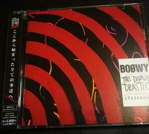 BOOWY　帯付　美品　THIS BOOWY DRASTIC　ミュージックCD&DVD　2024 0118出品　帯付専門店　匿名迅速発送　曲目画像掲載　送料無料