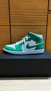 NIKE AIR JORDAN 1 MID 27.5CM "LUCKY GREEN" DQ8426-301 （ラッキーグリーン/ホワイト/ブラック）