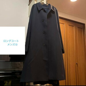 【処分祭! 美品】GUロングコート 3XL(4L) ダークネイビー濃紺