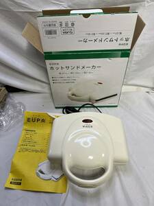 未使用 ●EUPA ホットサンドメーカー ユーパ TK-2051Y トースター＠上