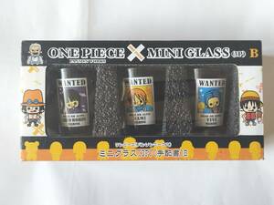 ワンピース パンソンワークス ミニグラス 3P 手配書B レディ―ス ONE PIECE 未使用品