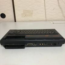 【ジャンク/80】Panasonic パナソニック レトロパソコン MSX2 FS-A1 RAM64K VRAM128K ブラック キズ汚れダメージ有 動作未確認_画像5