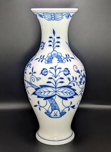 ●Meissen/マイセン●ブルーオニオン フラワーベース●花瓶 壺 花器