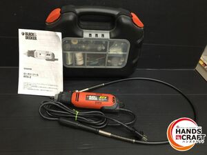 ▼【中古品】BLACK＆DECKER ブラックアンドデッカー RTX-2 ロータリーツール