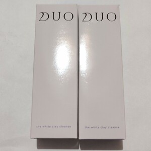 デュオ　Wクレイクレンズ　洗顔料　80g×2本　DUO 角質ケア　洗顔フォーム　ホワイトクレイ　White　clay